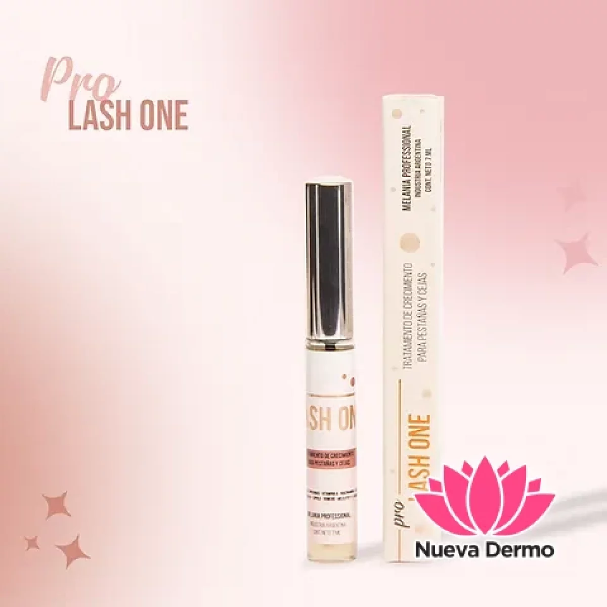 Pro Lash One – Tratamiento de Crecimiento para Pestañas y Cejas – Melania