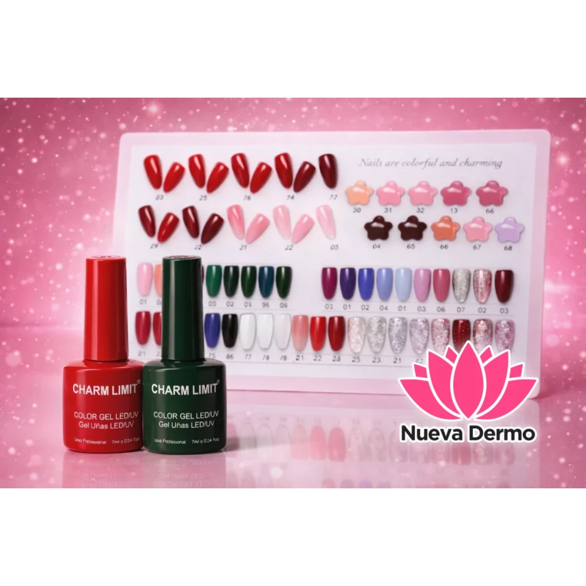 PROMO 50u esmalte UV/led Full Color CHAR...