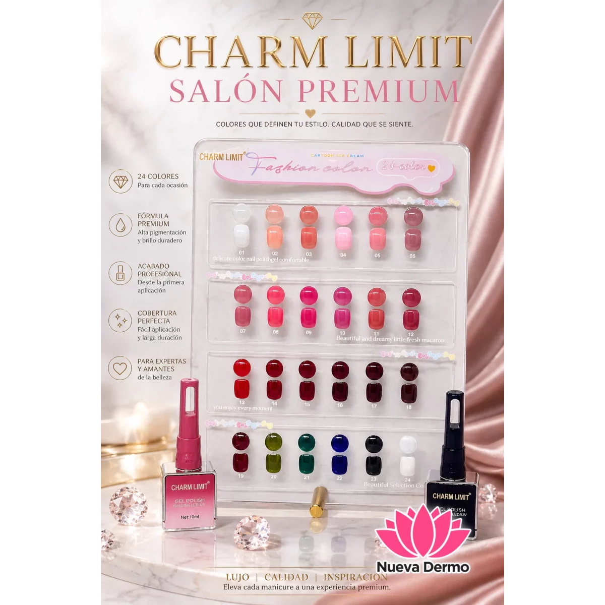 PROMO 50u esmalte UV/led Salón Premium C...