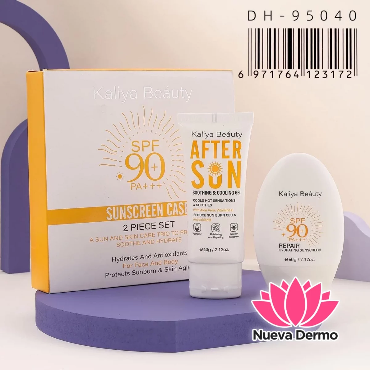 Protector Solar 2PCS SPF90 Dh-95040