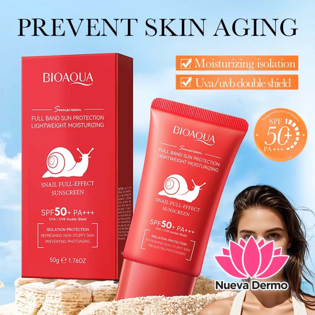 Protector Solar Caracol SPF50+ Pa+++