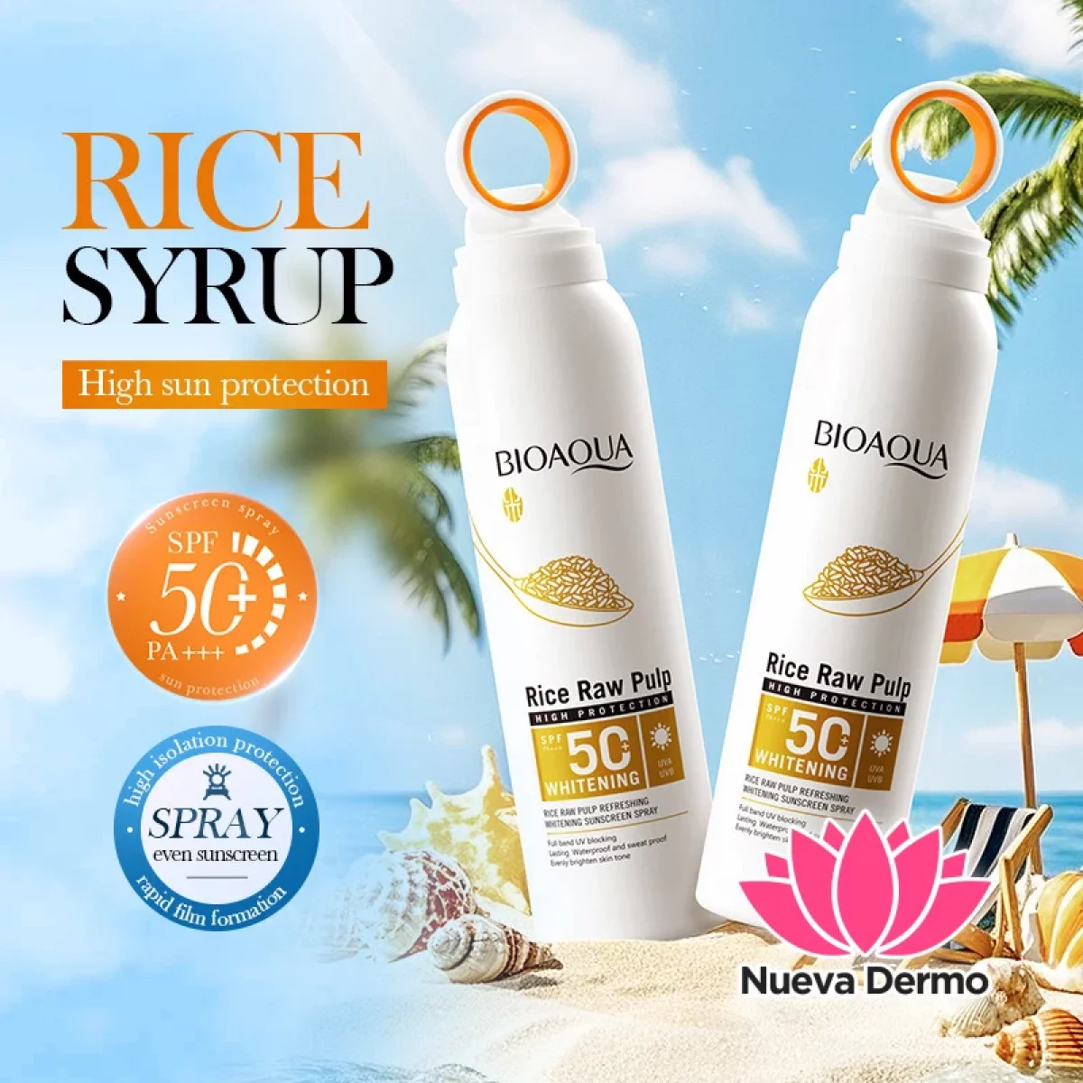 Protector Solar Pulpa de Arroz en Spray SPF50+ con Vitamina C 13171