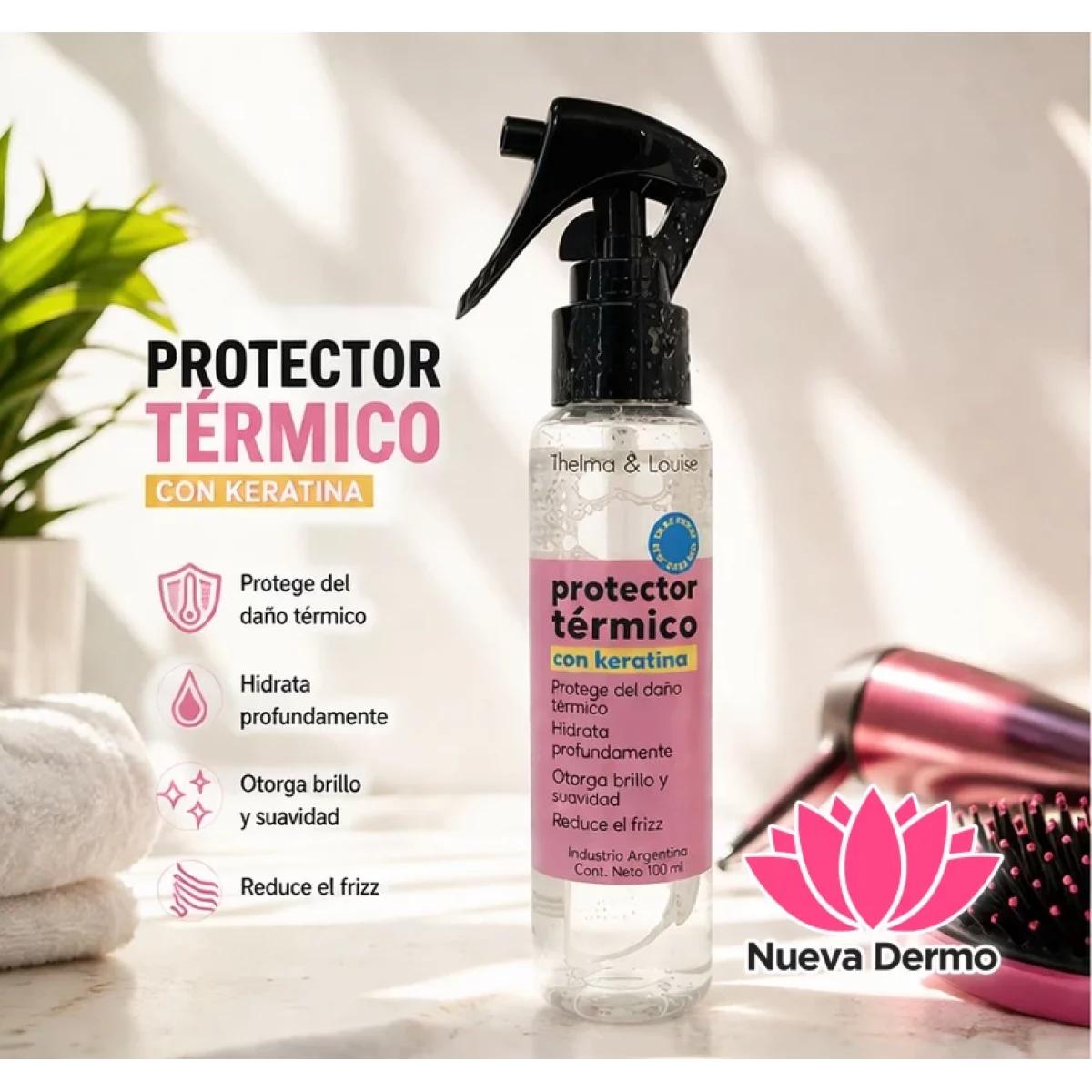 PROTECTOR TÉRMICO CON KERATINA TYL2203