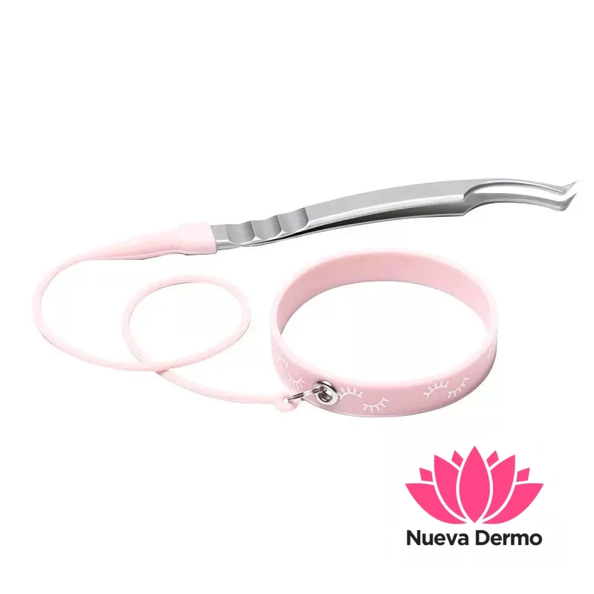 Pulsera Ajustable Porta Pinza Pestañas Jun-B79