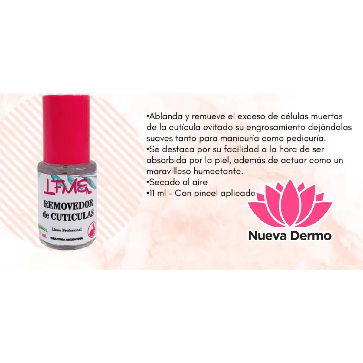 REMOVEDOR DE CUTICULAS LFME 11ML