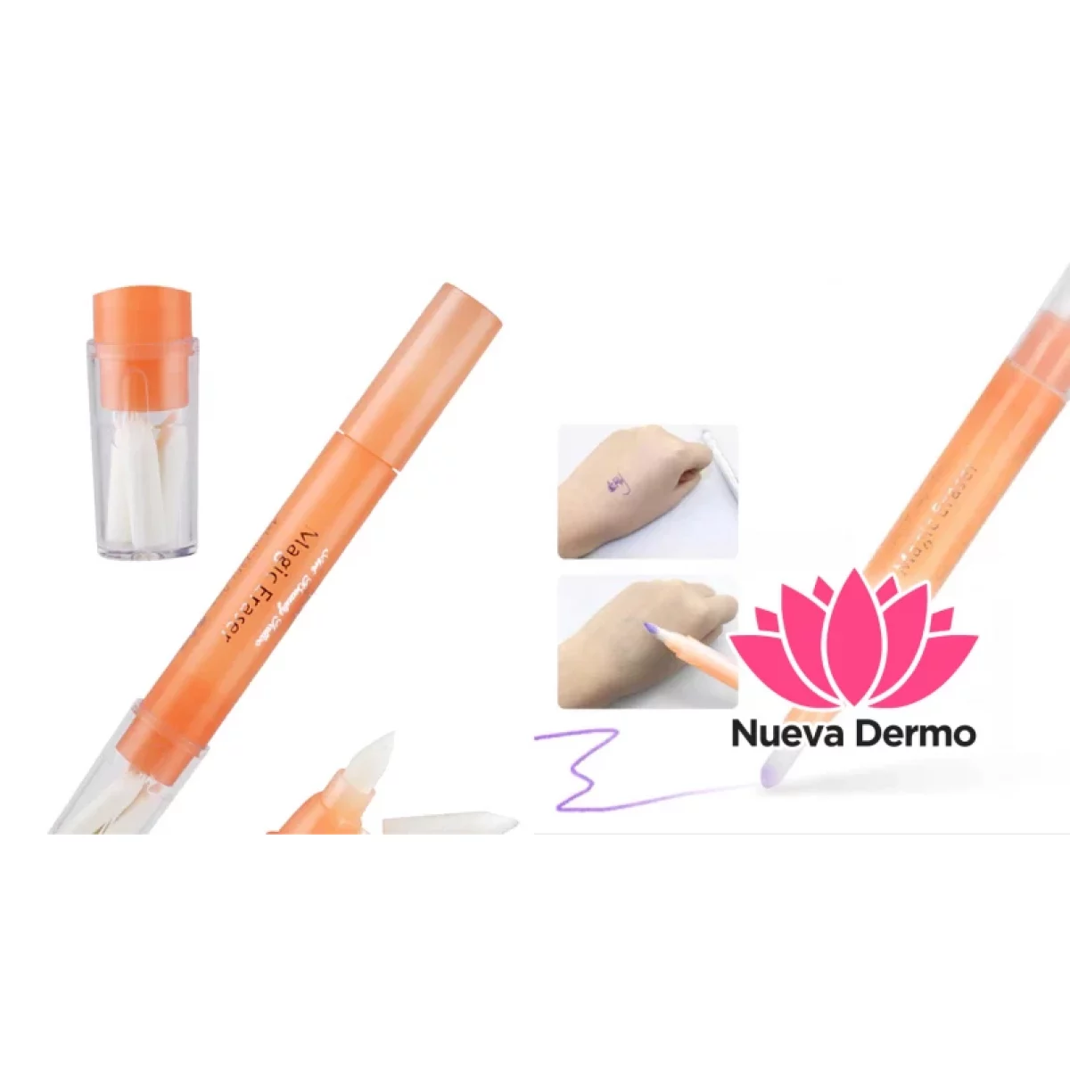 REMOVEDOR MAGICO PARA ESMALTES COMUNES MAQUILLAJE MICROBLADING ETC