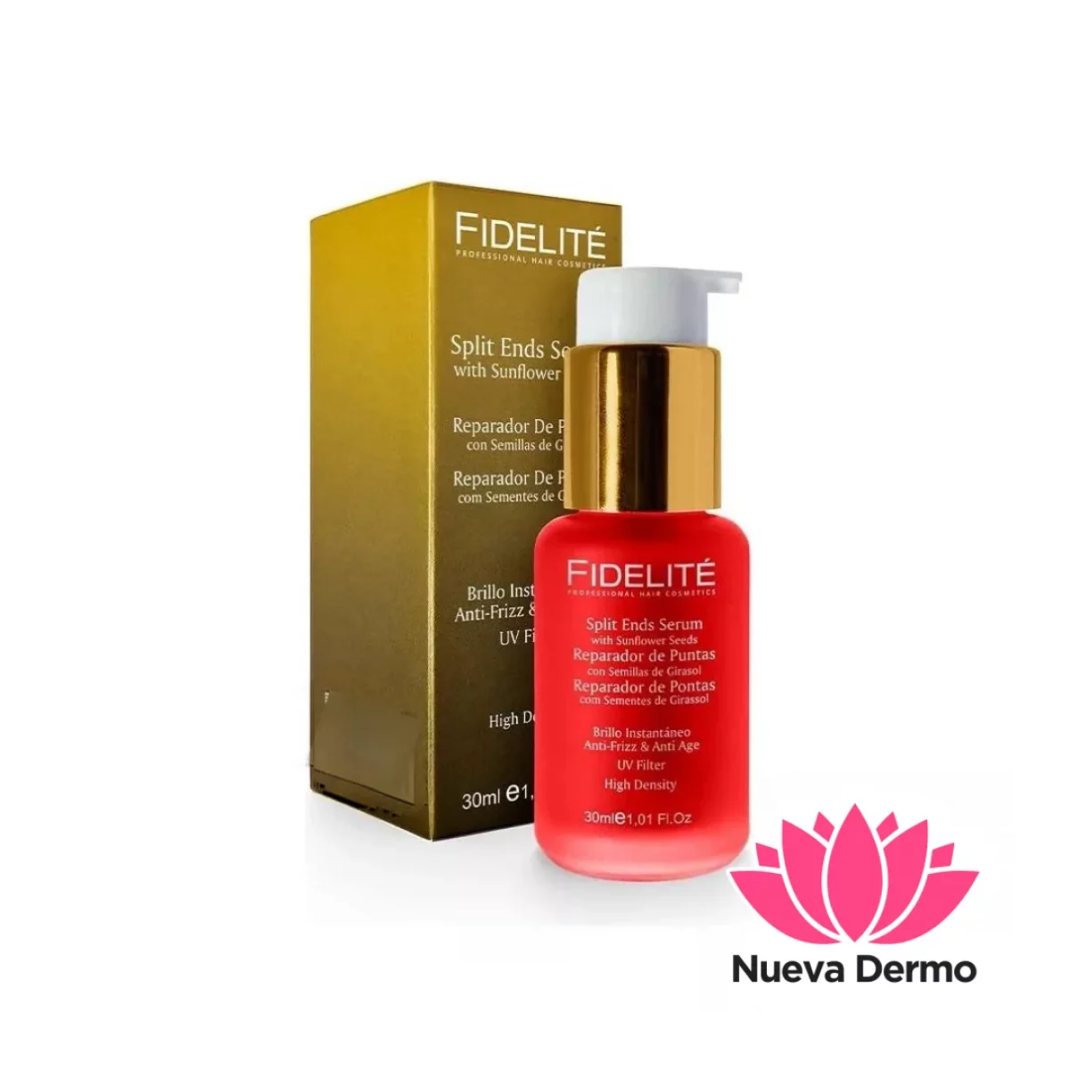 REPARADOR DE PUNTAS DE CABELLO SEMILLAS DE GIRASOL 30ML – FIDELITE