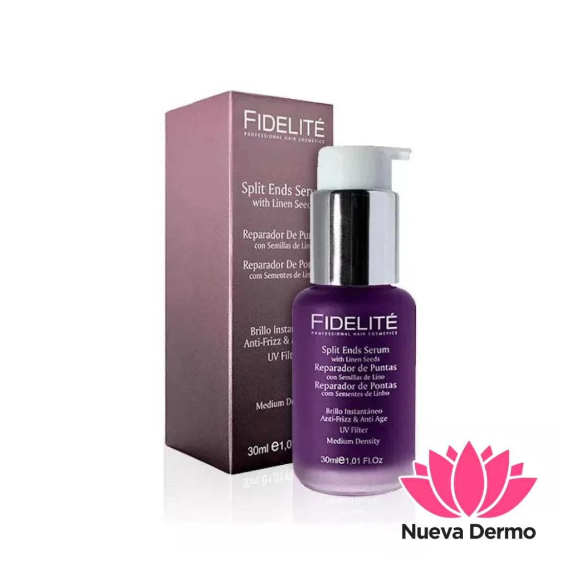 REPARADOR DE PUNTAS DE CABELLO SEMILLAS DE LINO 30ML – FIDELITE
