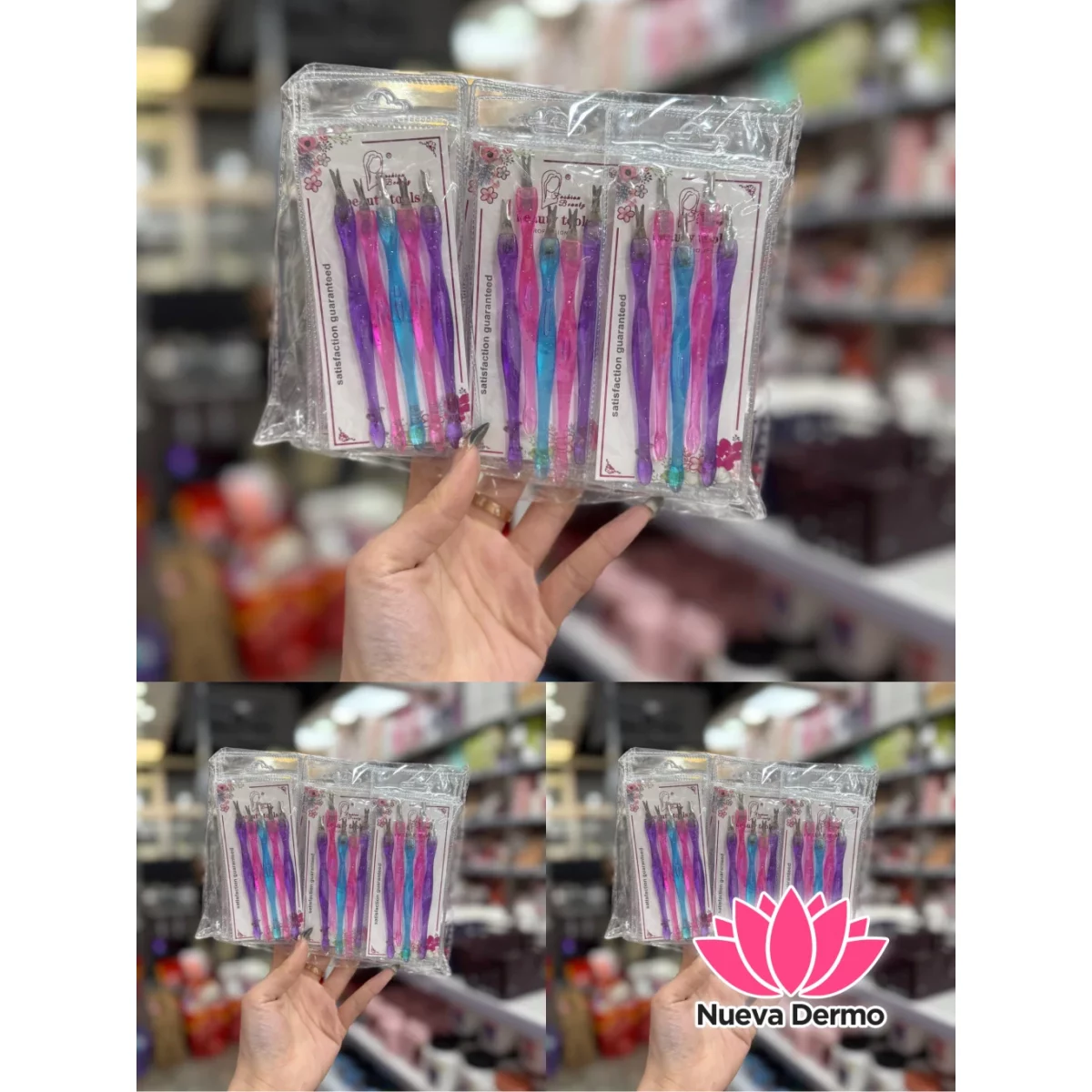 REPUJADO CORTA CUTÍCULA PACK DE 5 PCS