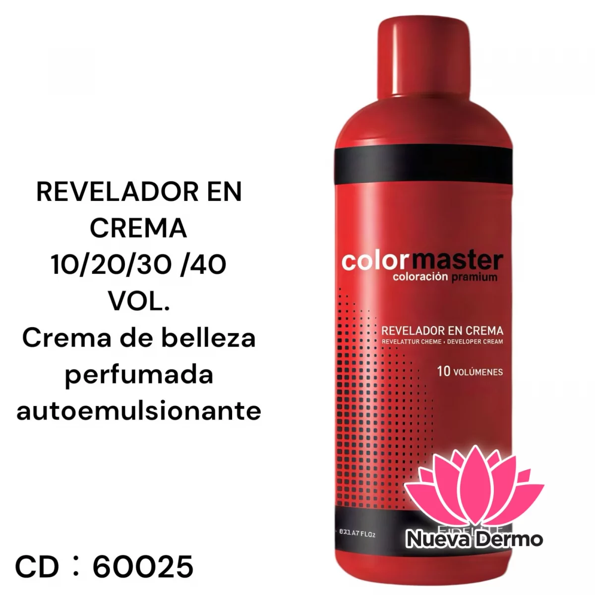 REVELADOR EN CREMA 10VOL FIDELITE 60025 ART/200