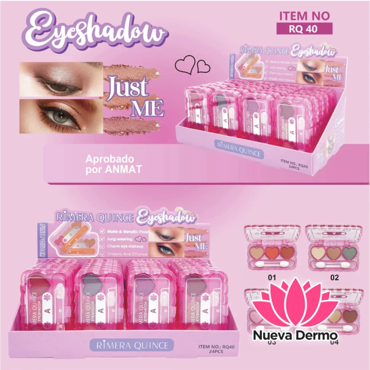 RIMERA QUINCE SOMBRA EYESHADOW RQ40