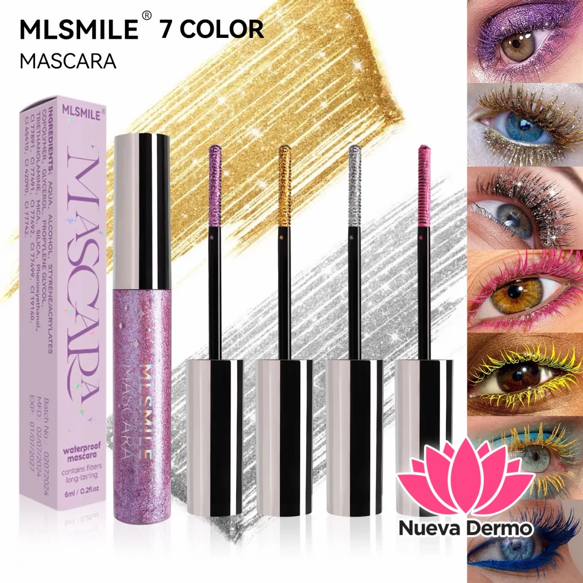 Rimmel de colores fantasia/ glitter waterproof MLSMILE C44Y01 #jun-mls05