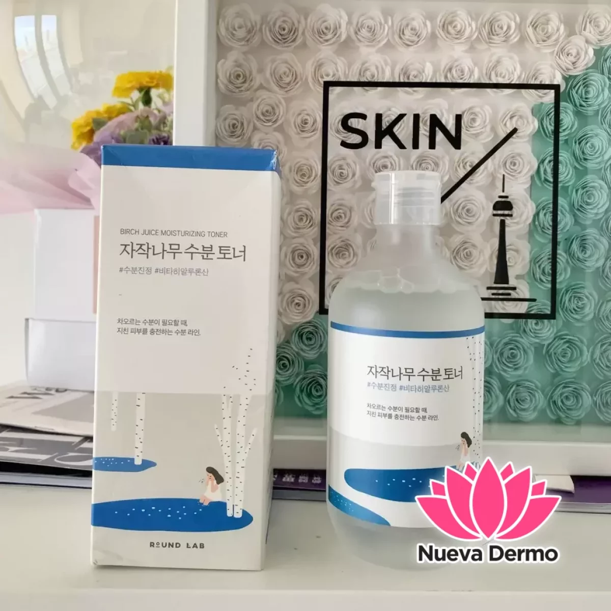 ROUND LAB – Birch Juice Moisturizing Toner – Tonico Viso Tonico Idratante al Succo di Betulla (Senza Profumo), 300 ml
