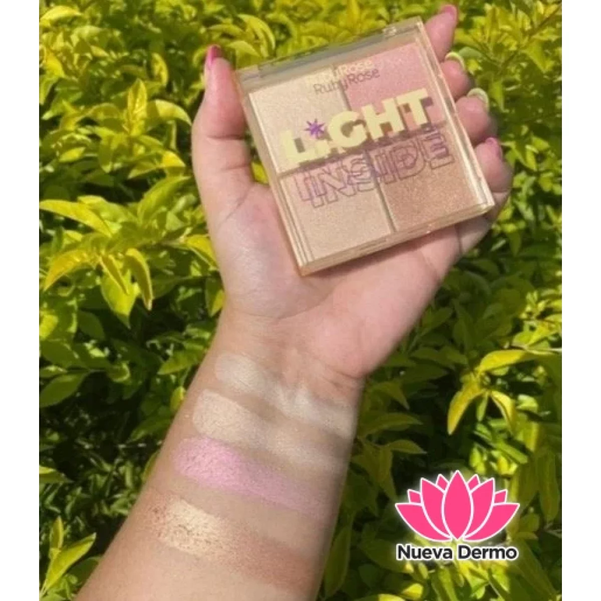 RUBY ROSE PALETA DE ILUMINADOR LIGHT INSIDE HB-7523