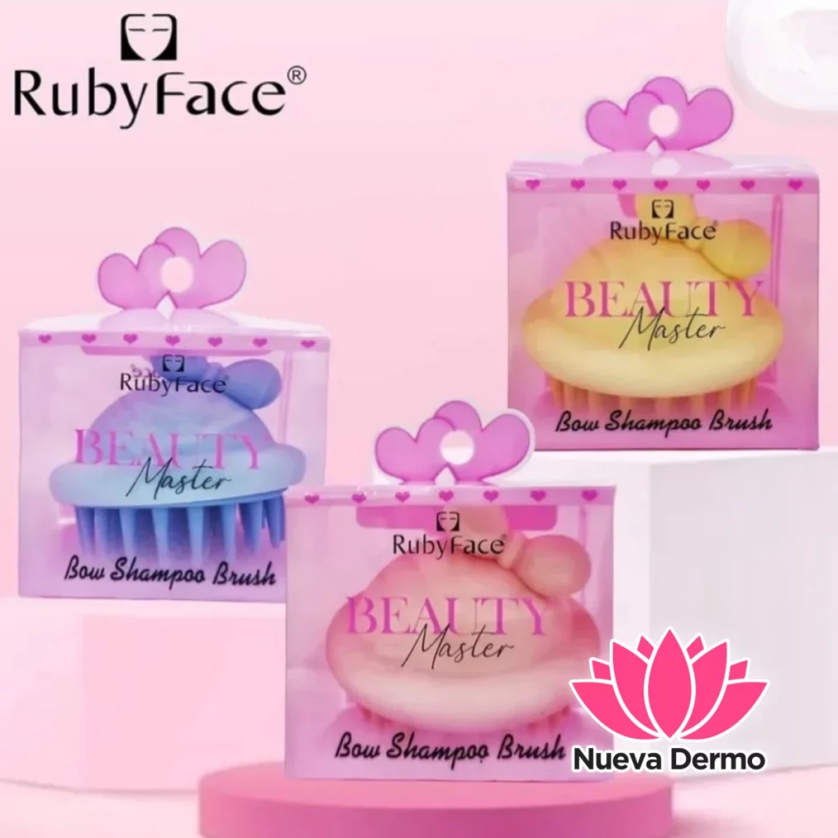 RUBYFACE BOW MASSAGING SHAMPOO BRUSH MG-253010/HDJXTS 6972547656122