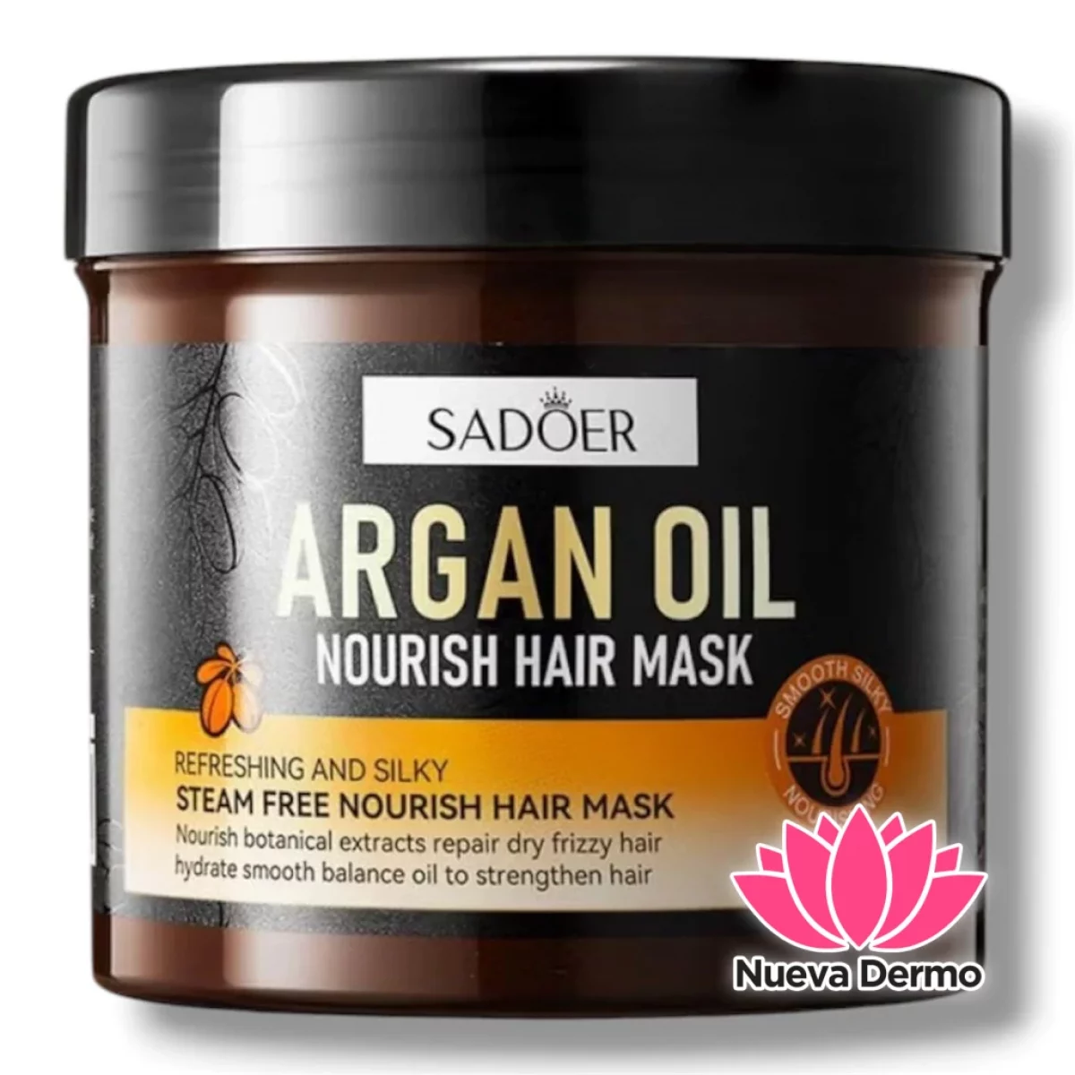 SADOER MASCARA PARA PELO ARGAN OIL NOURISH