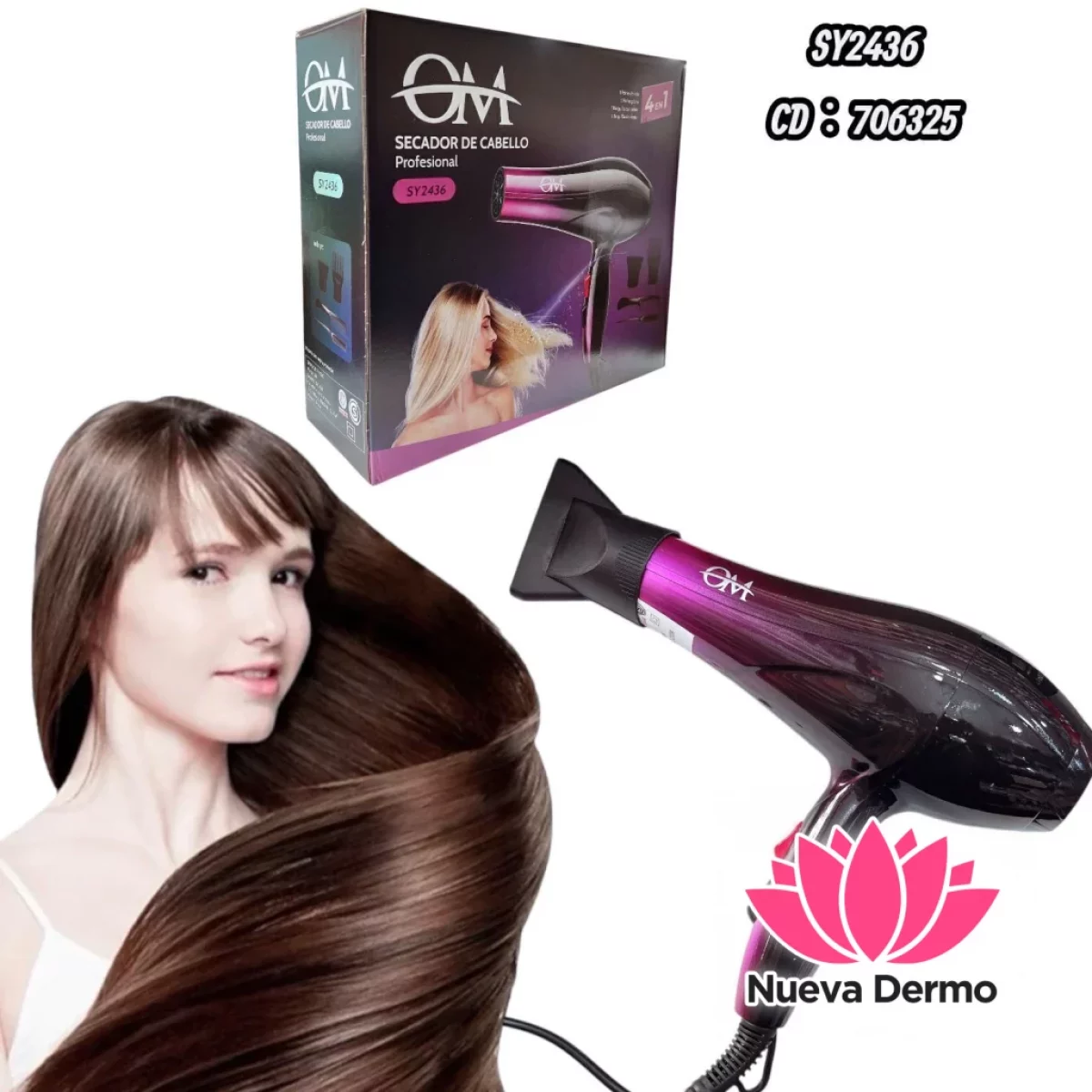 SECADOR DE PELO PROFESIONAL CD: 706325