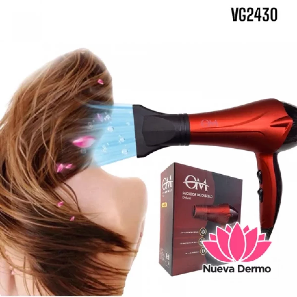SECADOR DE PELO PROFESIONAL CD: OM VG2430