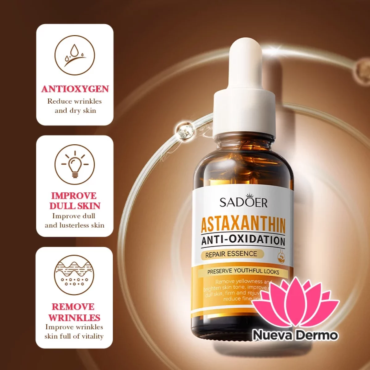 Sérum Antioxidante y Reparador con Astaxantina