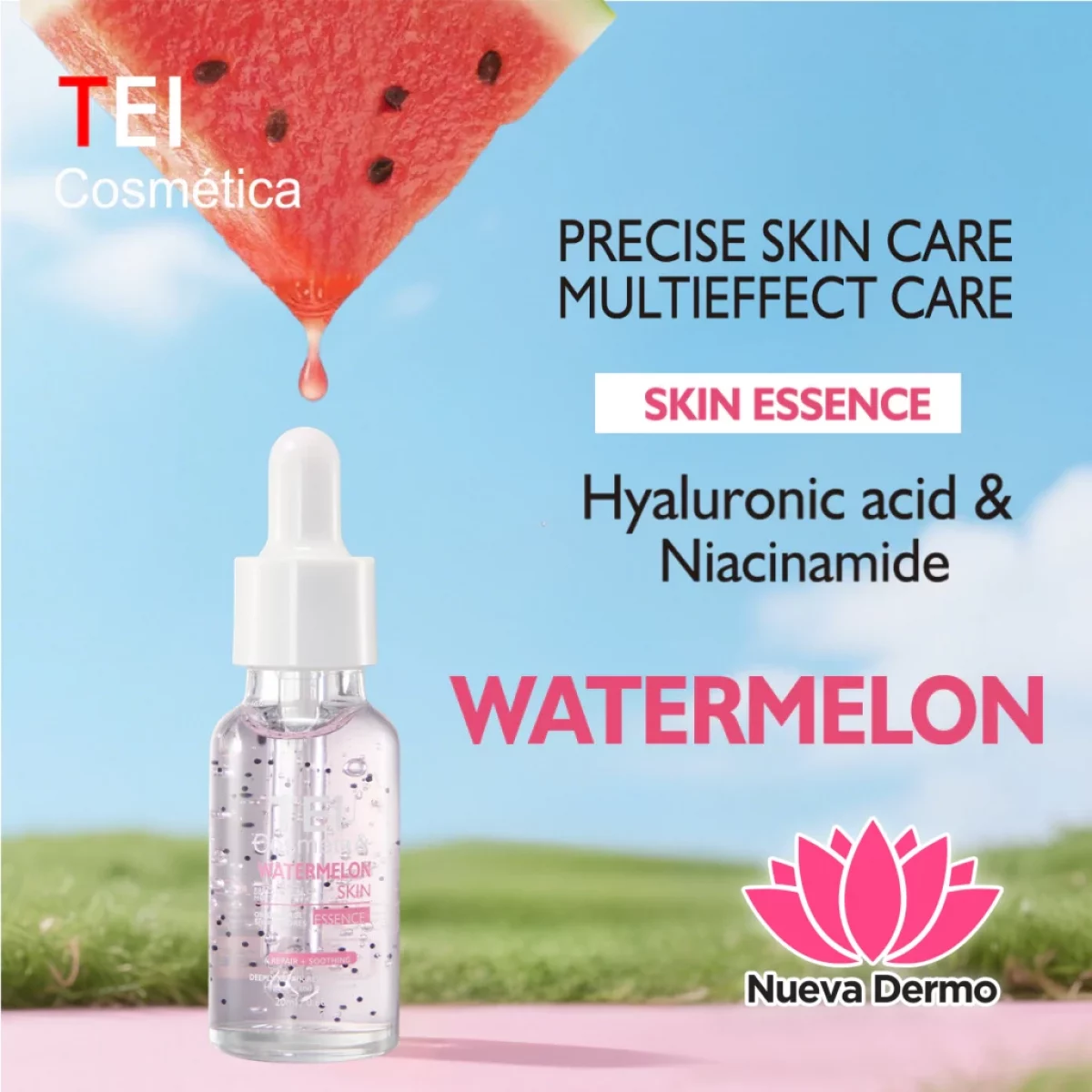 SÉRUM DE SANDÍA CON ÁCIDO HIALURONICO Y NIACINAMIDA – TEI