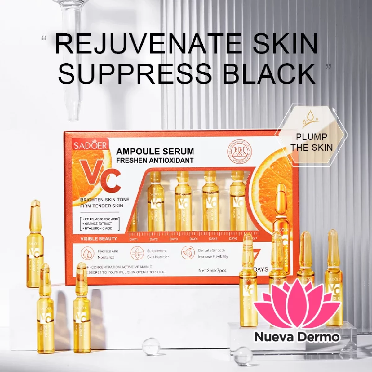 Sérum en Ampollas con Vitamina C 2 Ml × 7 01312