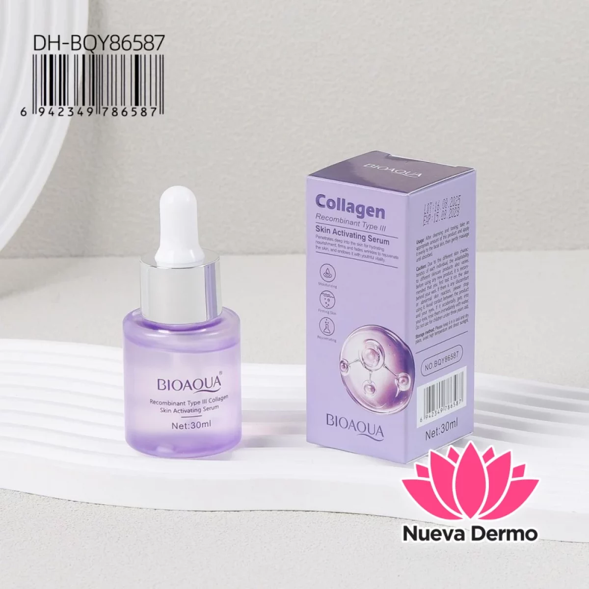 Sérum Facial Activador de Colágeno Recombinante Tipo Iii Dh-BQY86587/786587 Bioaqua