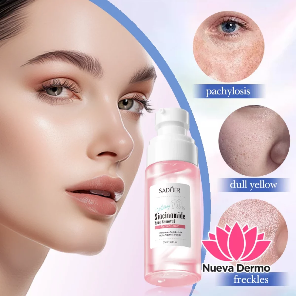 Serum Facial con Niacinamida Antimanchas Hidratante Iluminador 35ML 37558