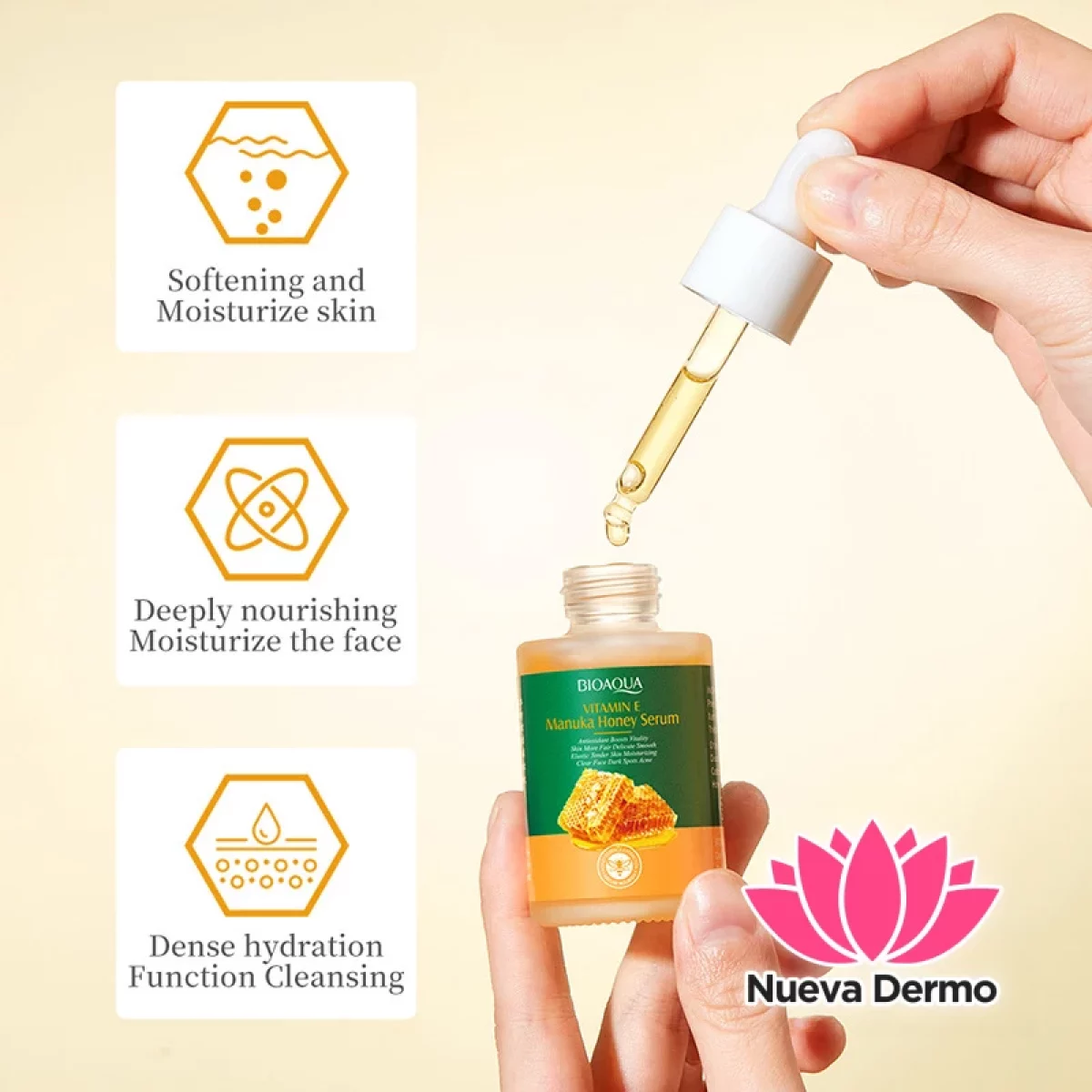 Serum Facial con Vitamina E y Miel Iluminador Hidratante 30ML 15914
