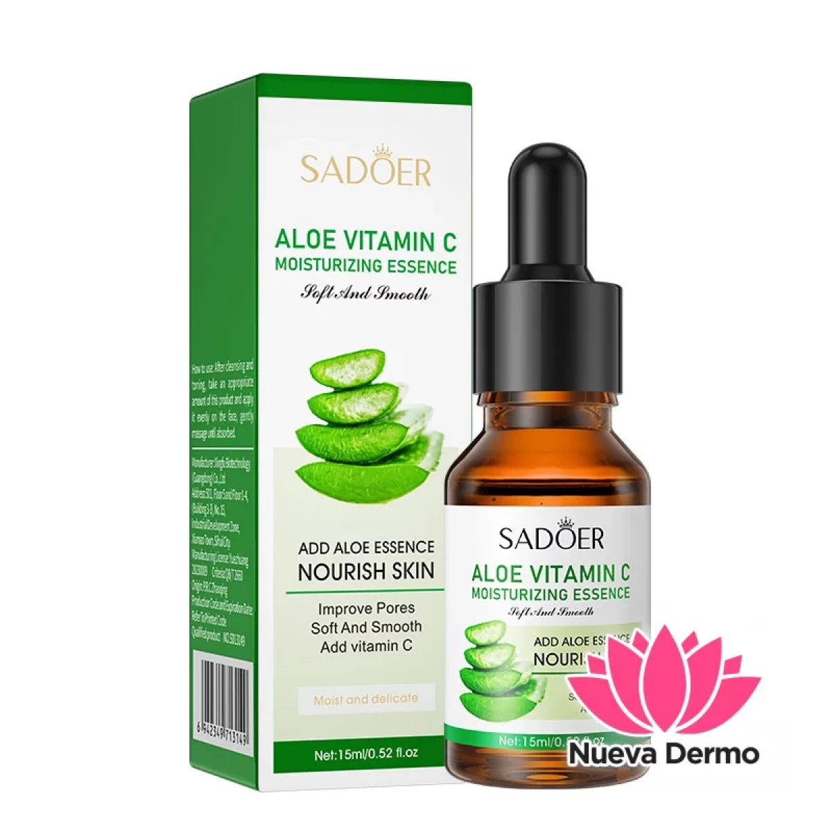 Serum Facial de Aloe Vera Hidratante con Vitamina C 15ML 13149
