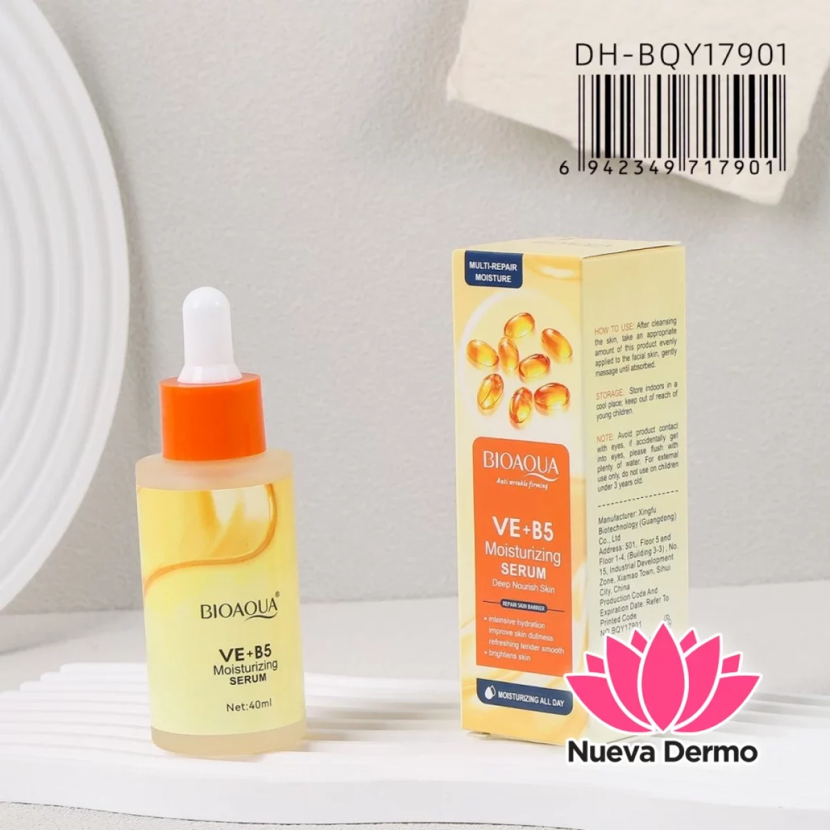 Sérum Facial Hidratante Vitamina E + B5 Moisturizing Serum Dh-BQY17901/717901 Bioaqua