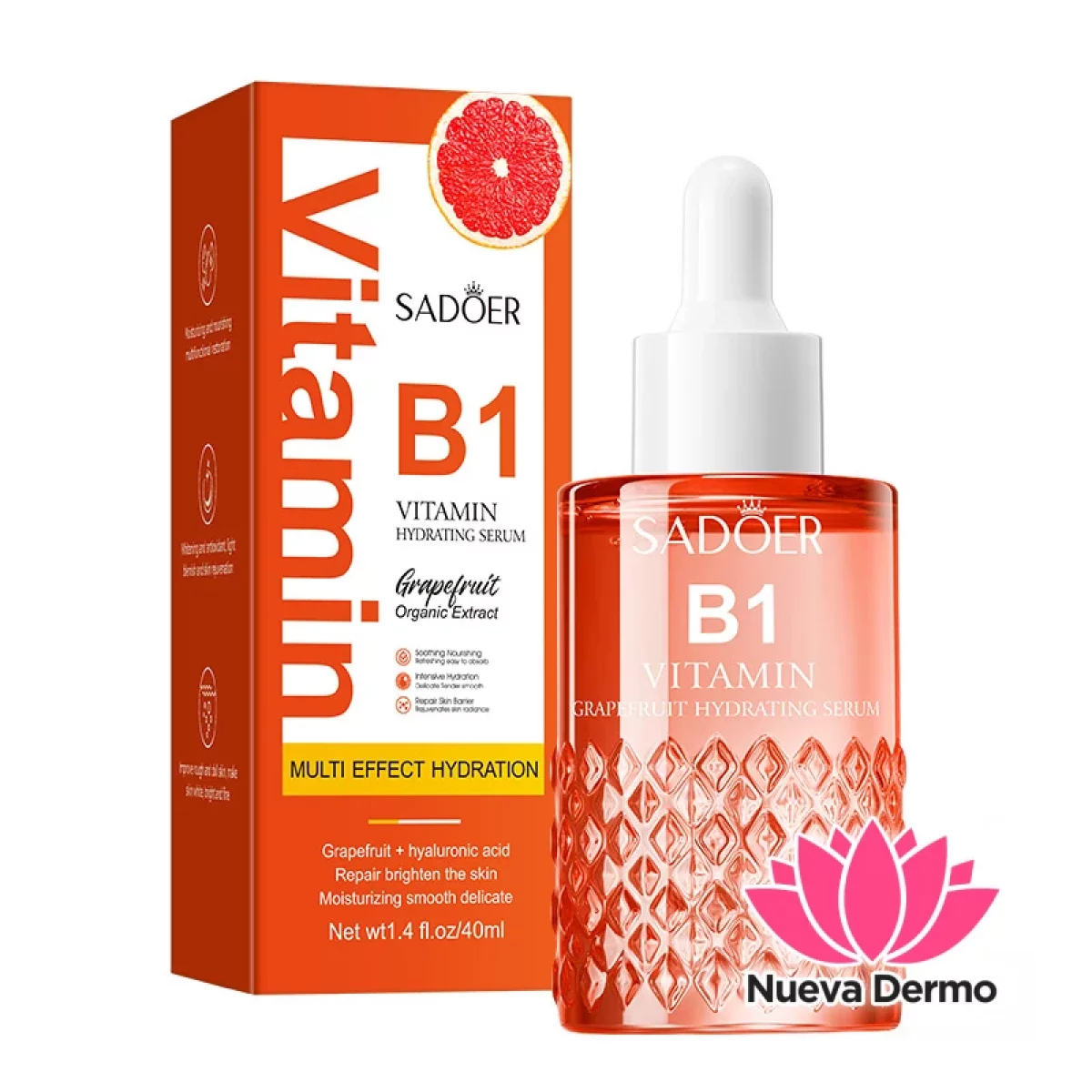 Serum Facial Vitamina B1 Reparador Hidratante 40ML 40169