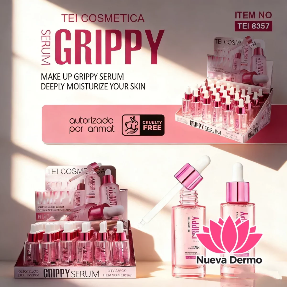 Serum grippy up to longlasting 24h Niacinamide tei