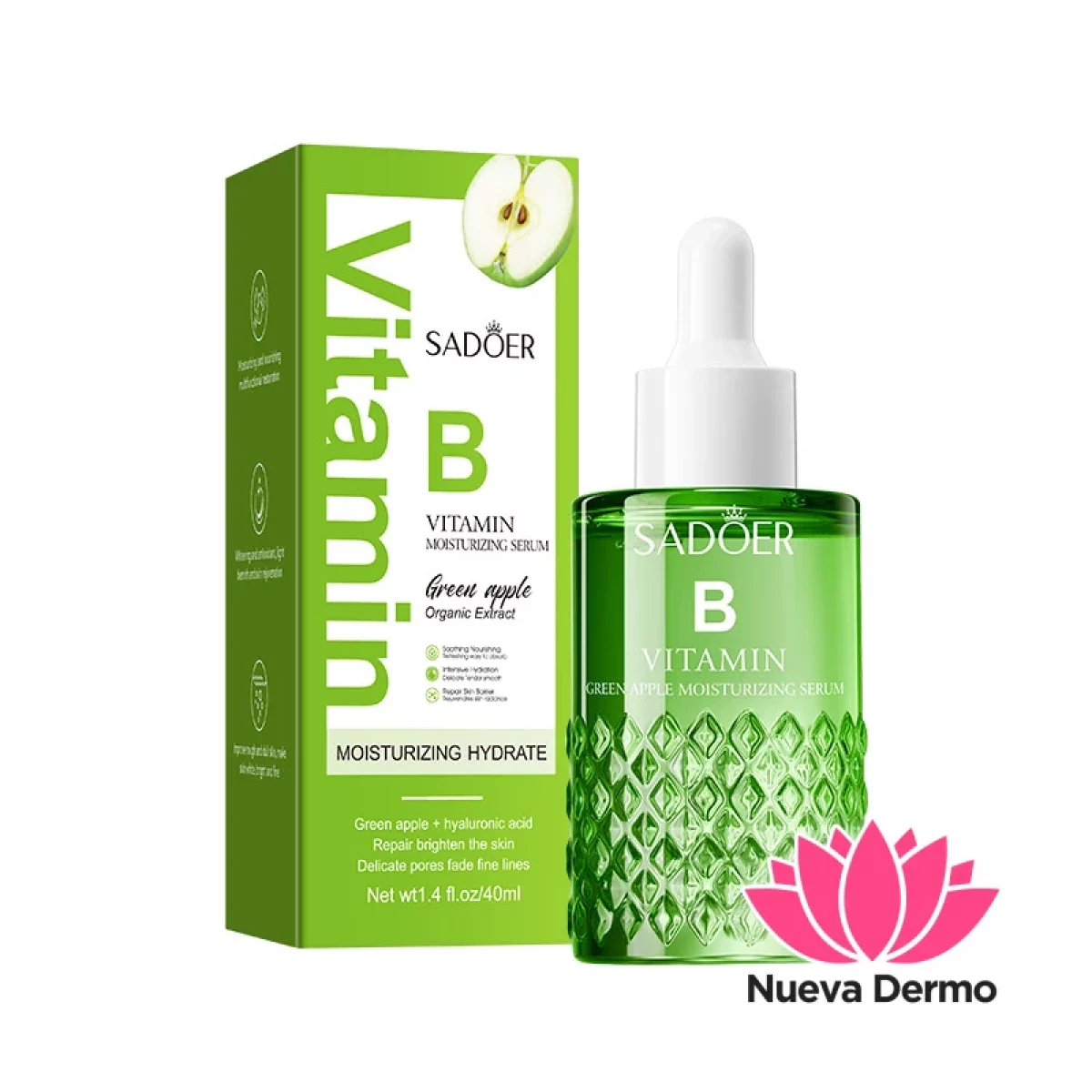 Serum Hidratante Manzana Verde y Vitamina B