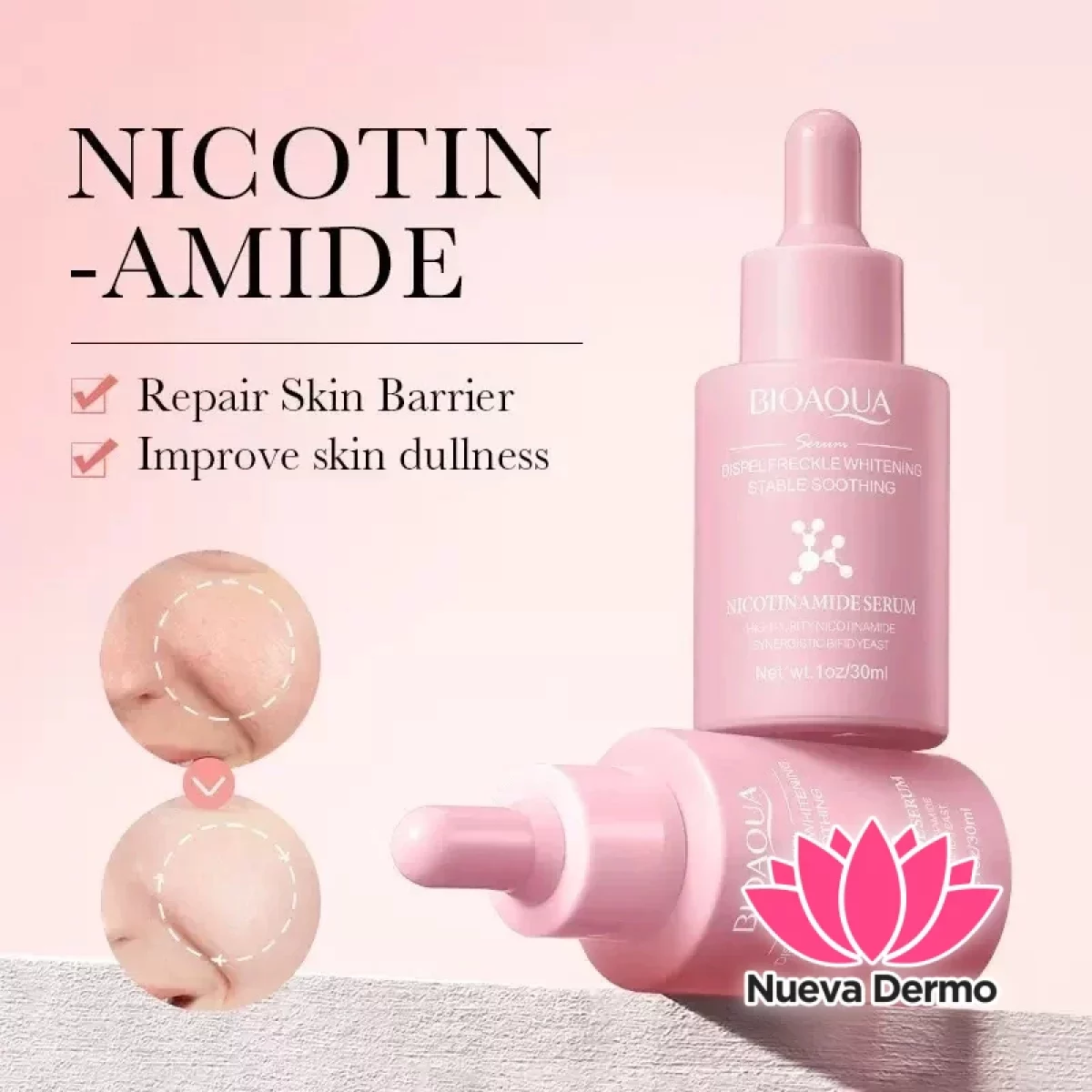 Serum nicotinamide dispel freckles whitening 30ml(Bioaqua)