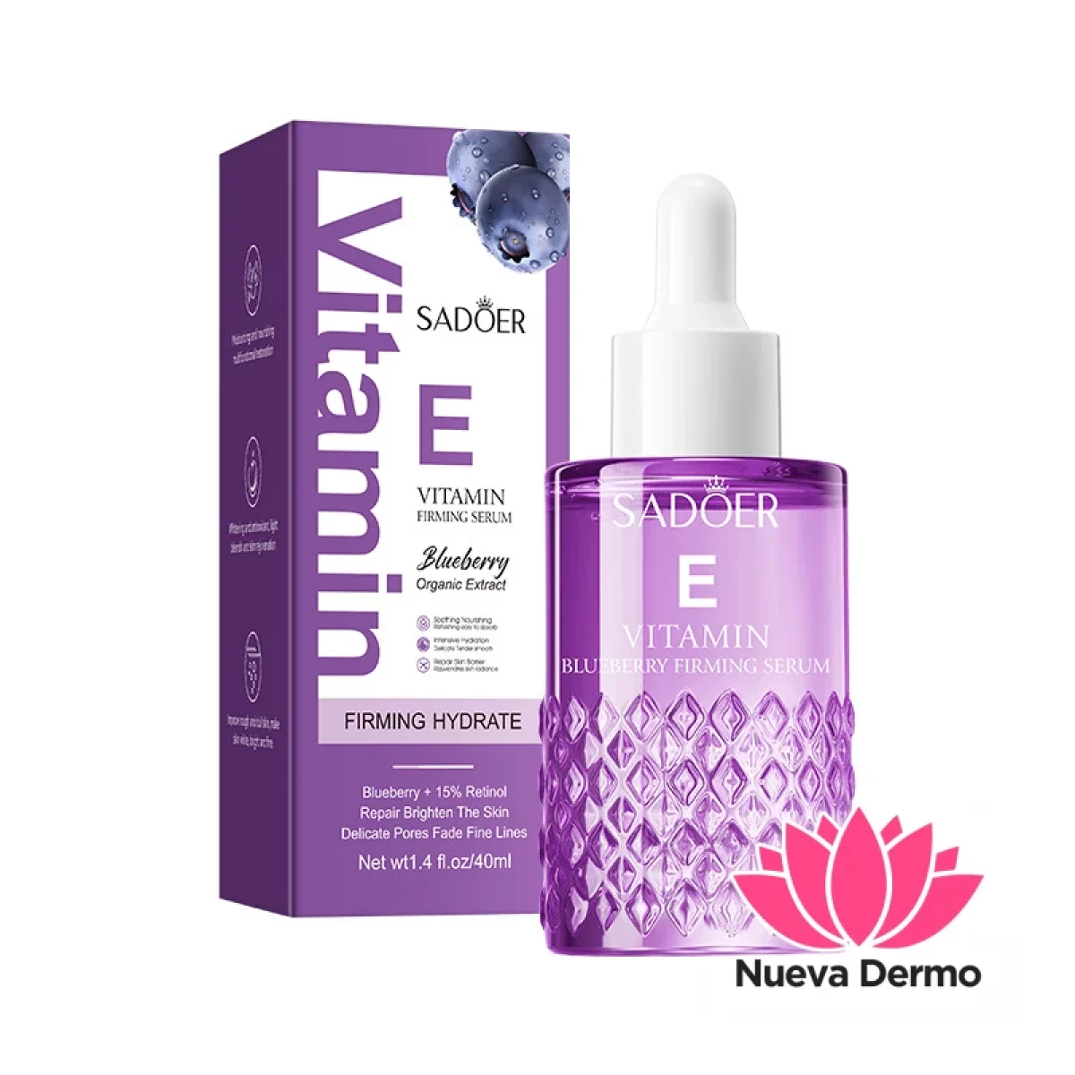 Serum Reafirmante E Hidratante con Arandano y Vitamina E 40ML 40145