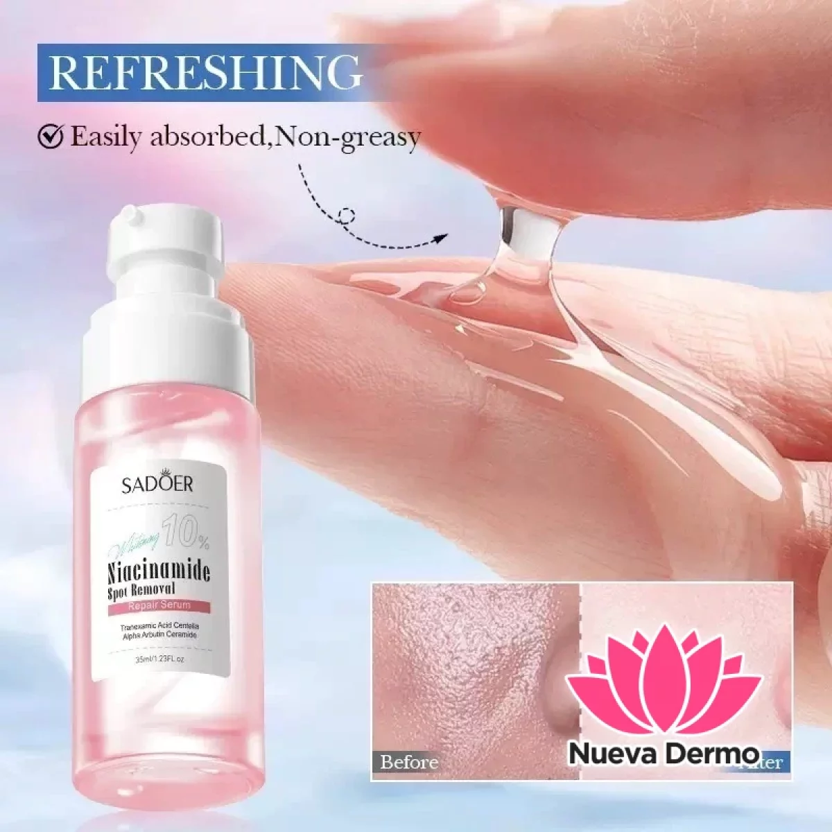 Serum Repair Tranexamic acid centella alpha Arbutin ceramide (Sadoer)