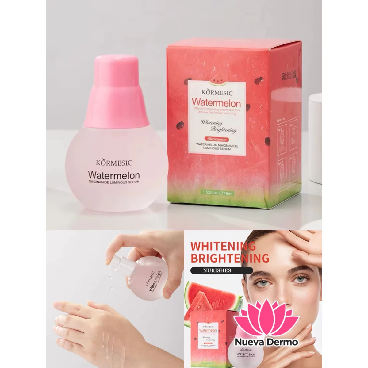 SERUM WATERMELON CON NIACINAMIDA KORMESIC
