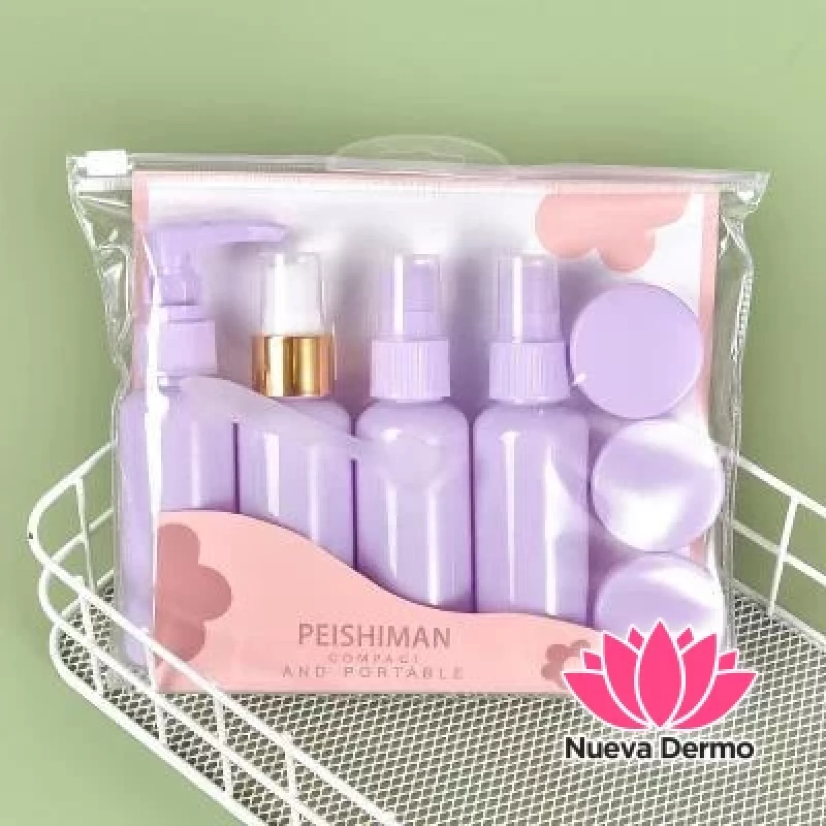 SET BOTELLA DE VIAJE 8PCS WH-3232
