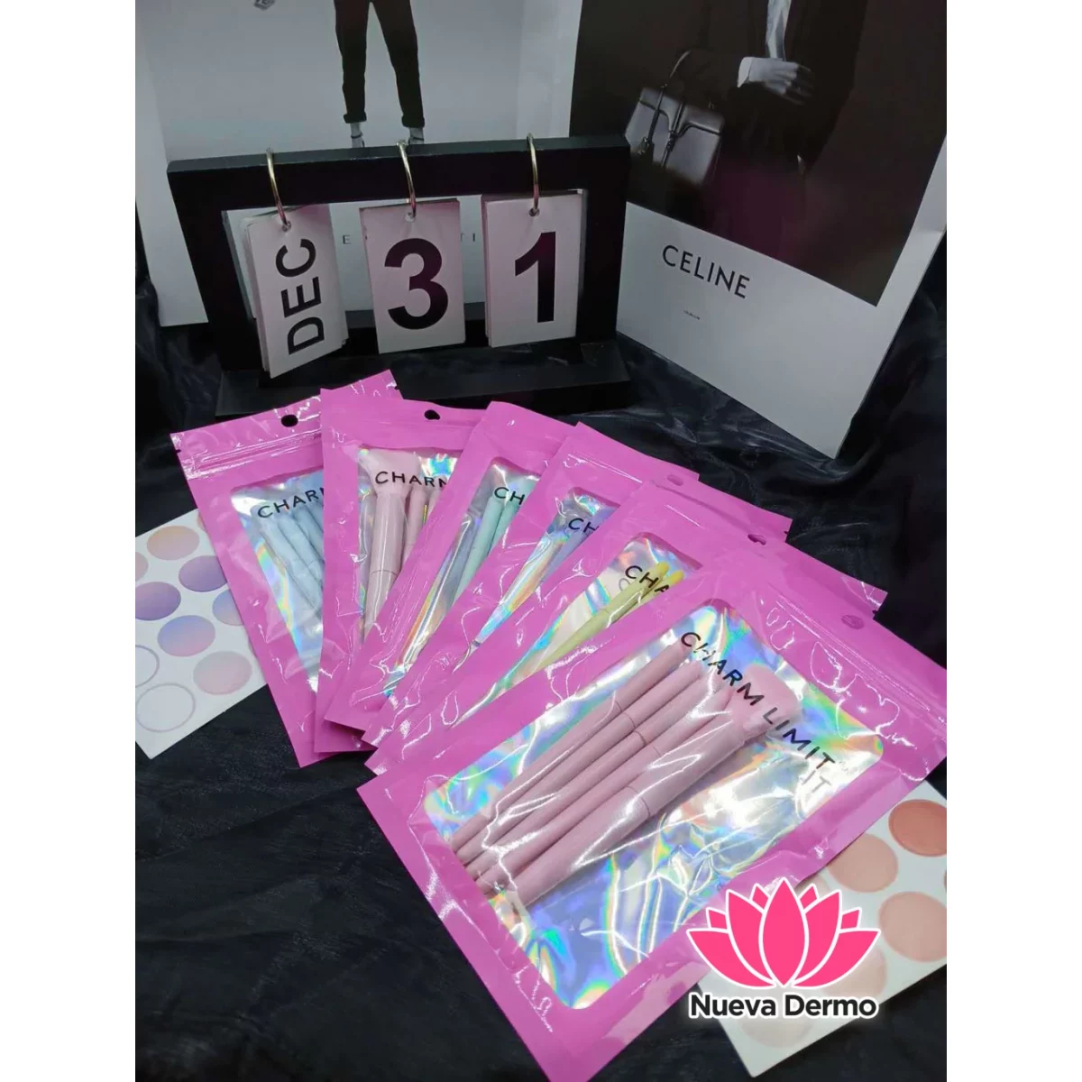 SET BROCHA CHARM LIMIT X5PCS CML-639FC