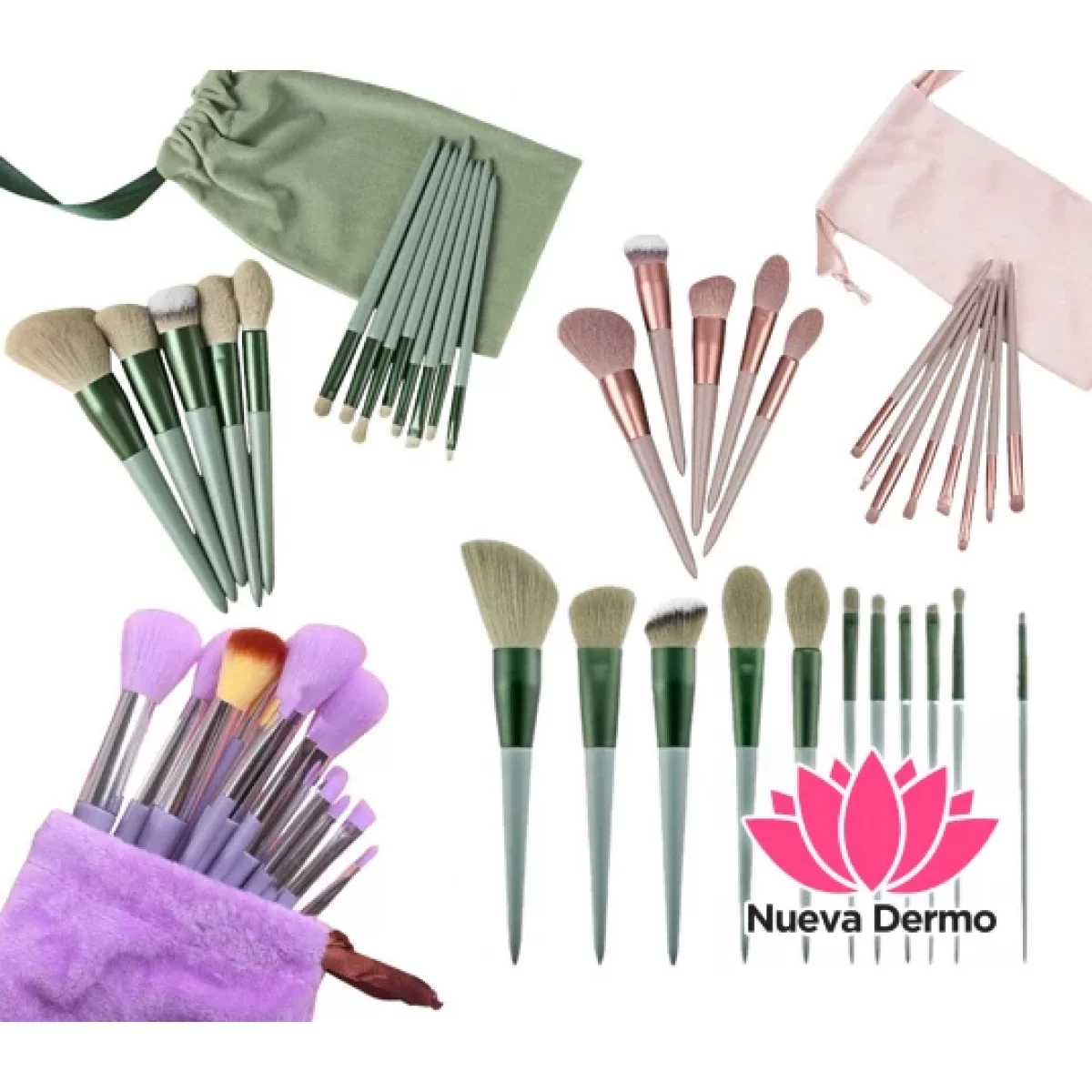 SET BROCHA PARA MAQUILLAJE CD： 15050