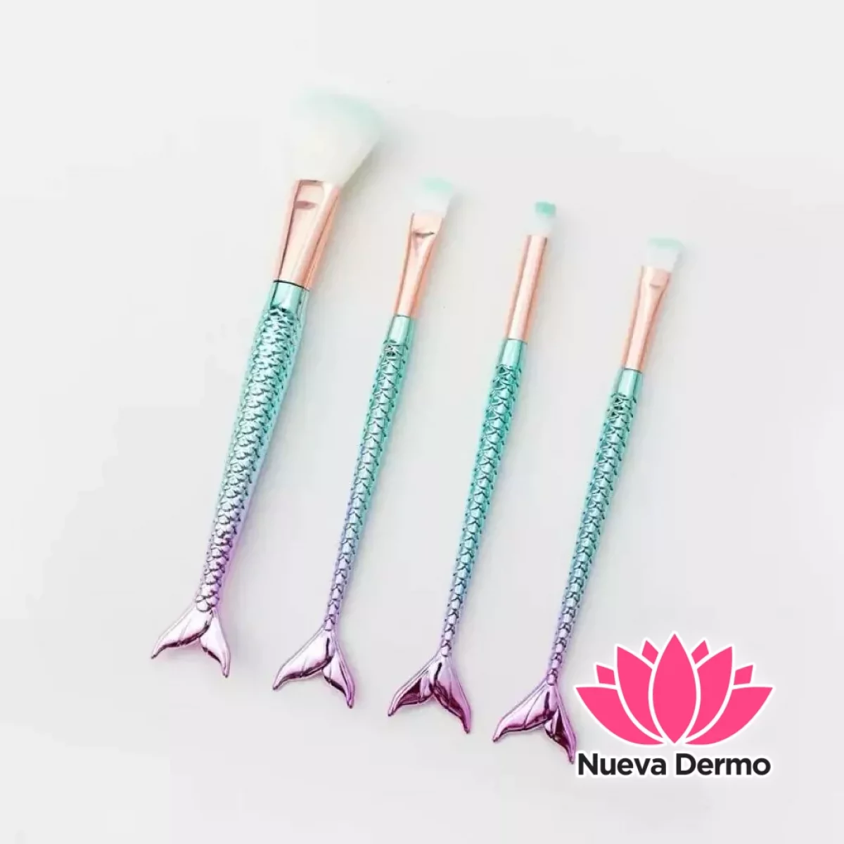 Set Brocha para maquillaje sirena zma-m6...