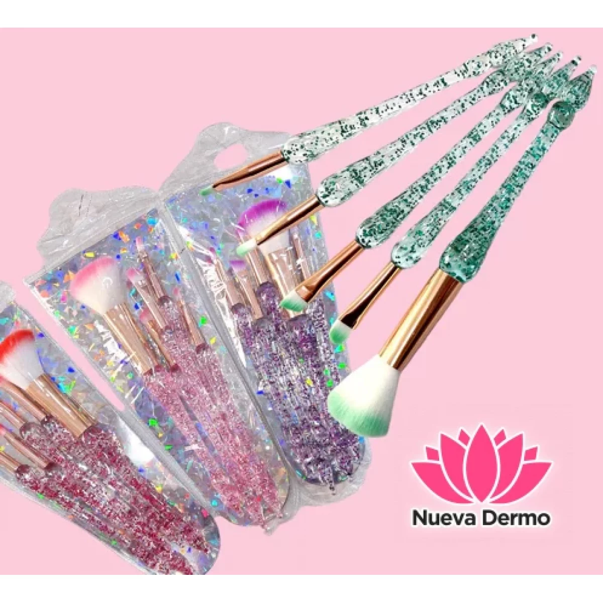 SET BROCHA PARA MAQUILLAJE X5 CD: DRFS