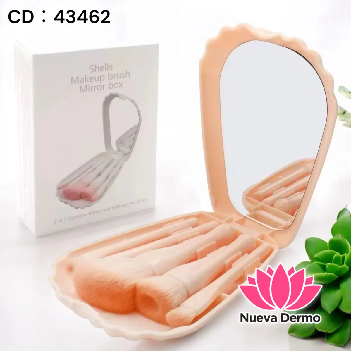 SET BROCHA X5 CON ESPEJO 43462