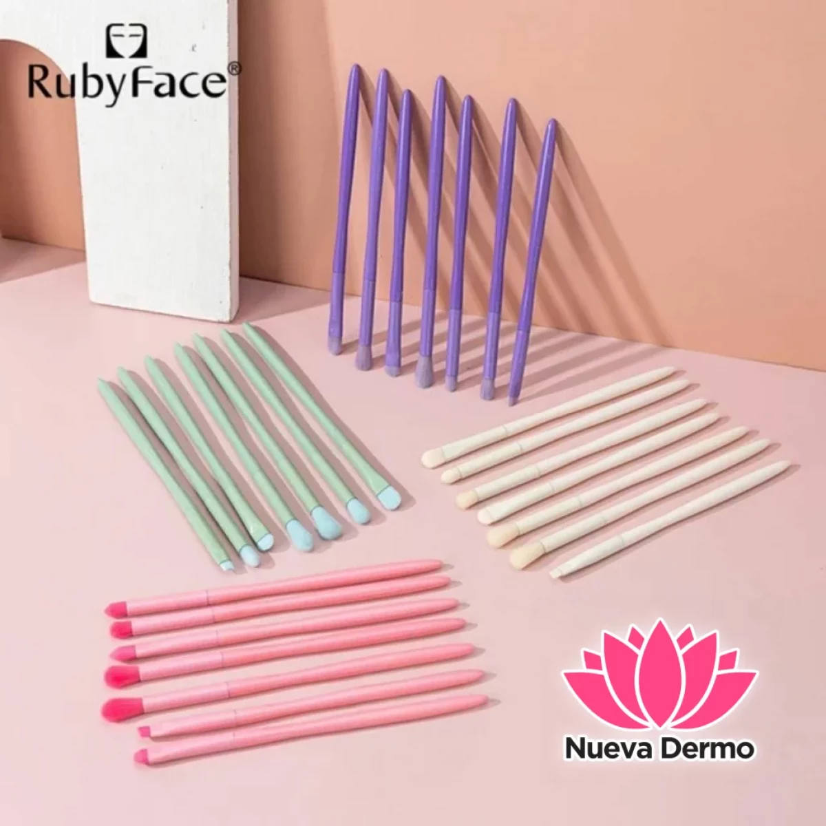 SET BROCHA X7PCS RUBY FACE 6972547650700 mg-310