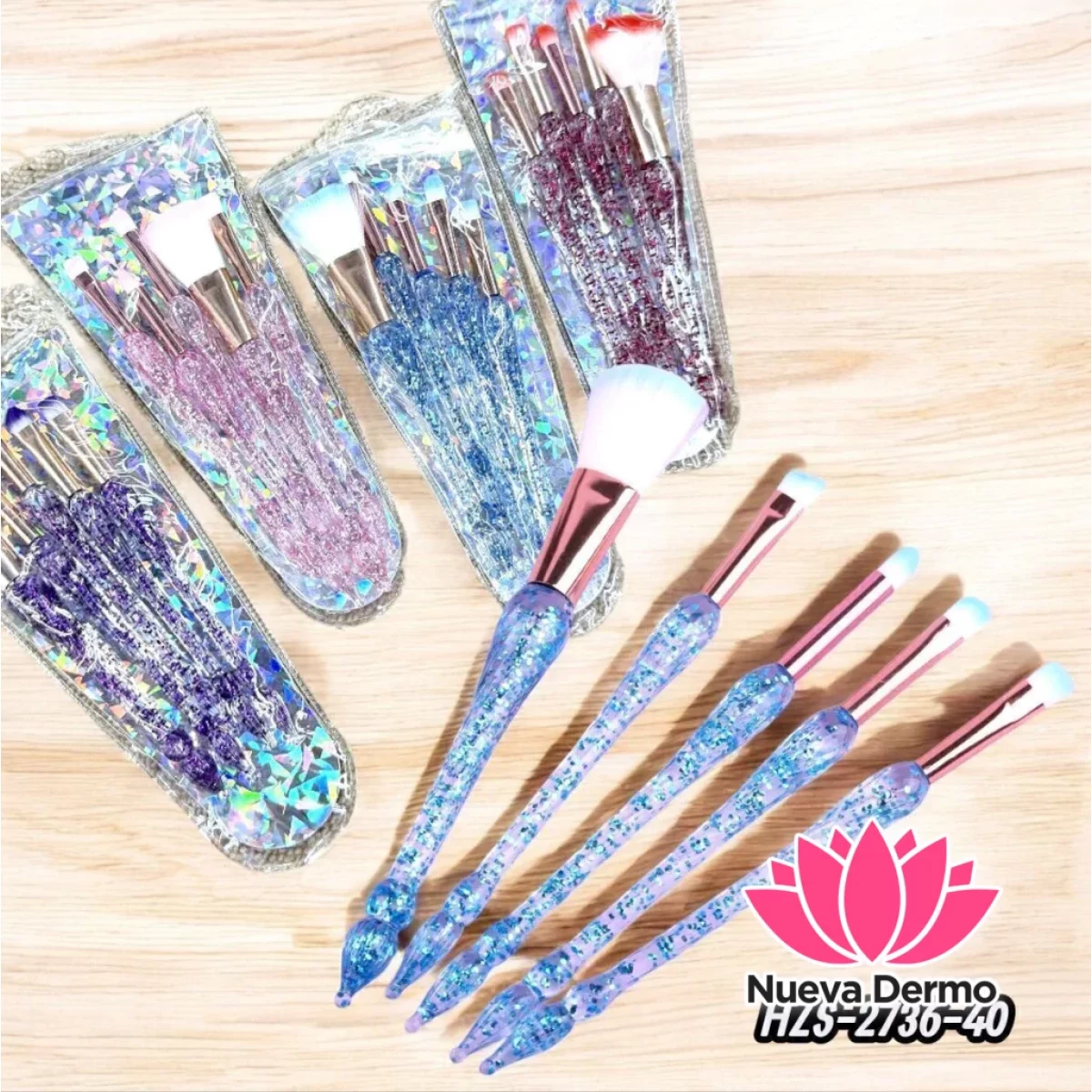 SET BROCHAS PARA MAQUILLAJE TEI CD: 16054