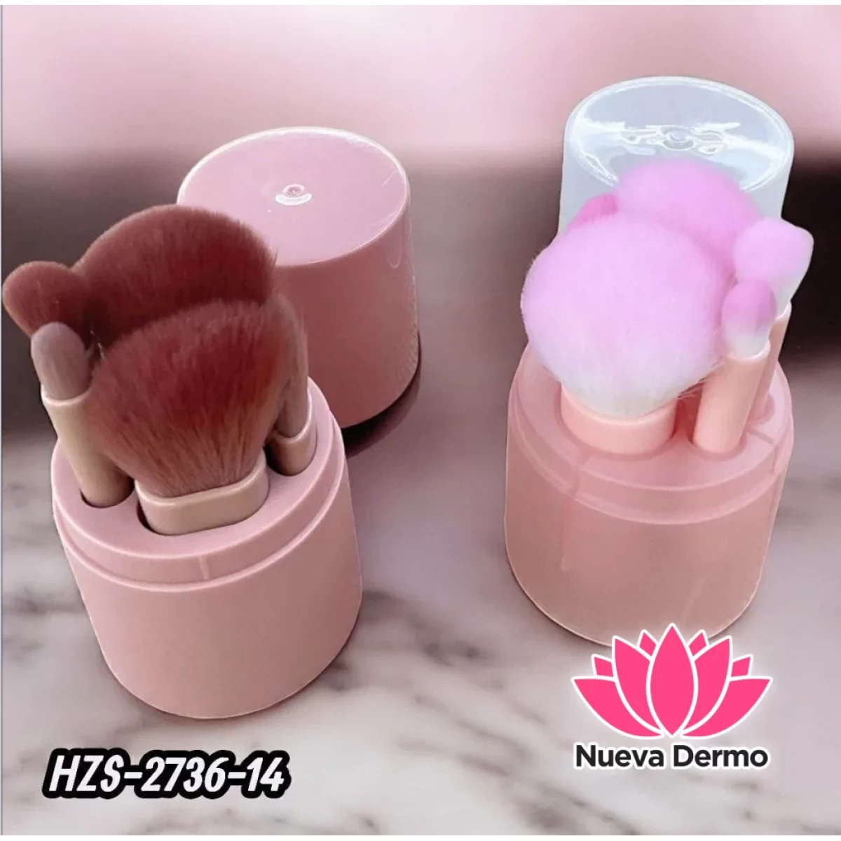 SET BROCHAS PARA MAQUILLAJE TEI CD: HZS-2736-14