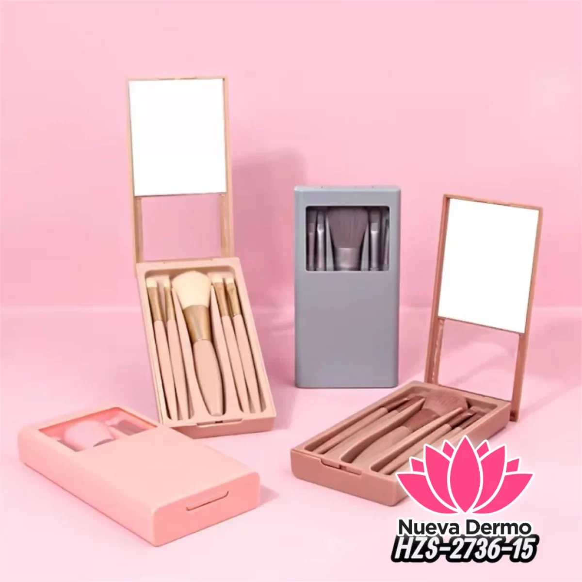 SET BROCHAS PARA MAQUILLAJE TEI CD: HZS-2736-15