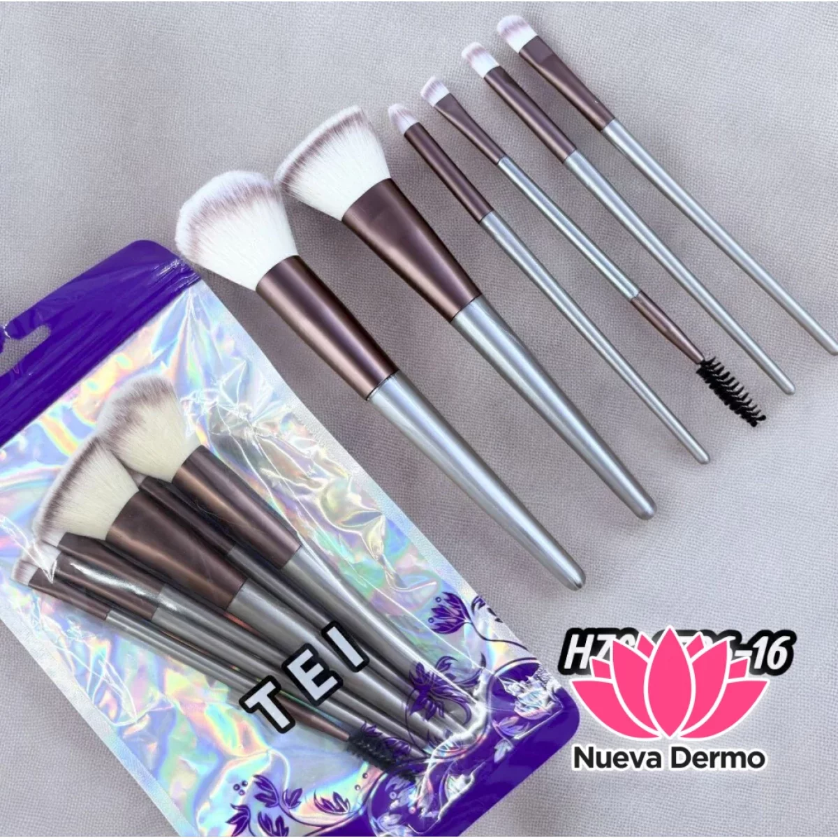 SET BROCHAS PARA MAQUILLAJE TEI CD: HZS-2736-16