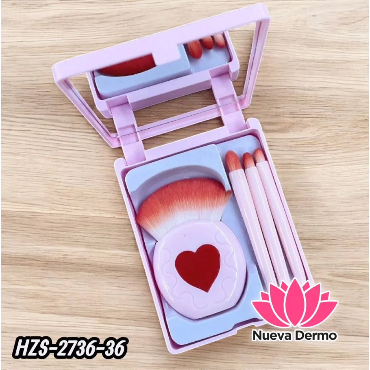 SET BROCHAS PARA MAQUILLAJE TEI CD: HZS-2736-36