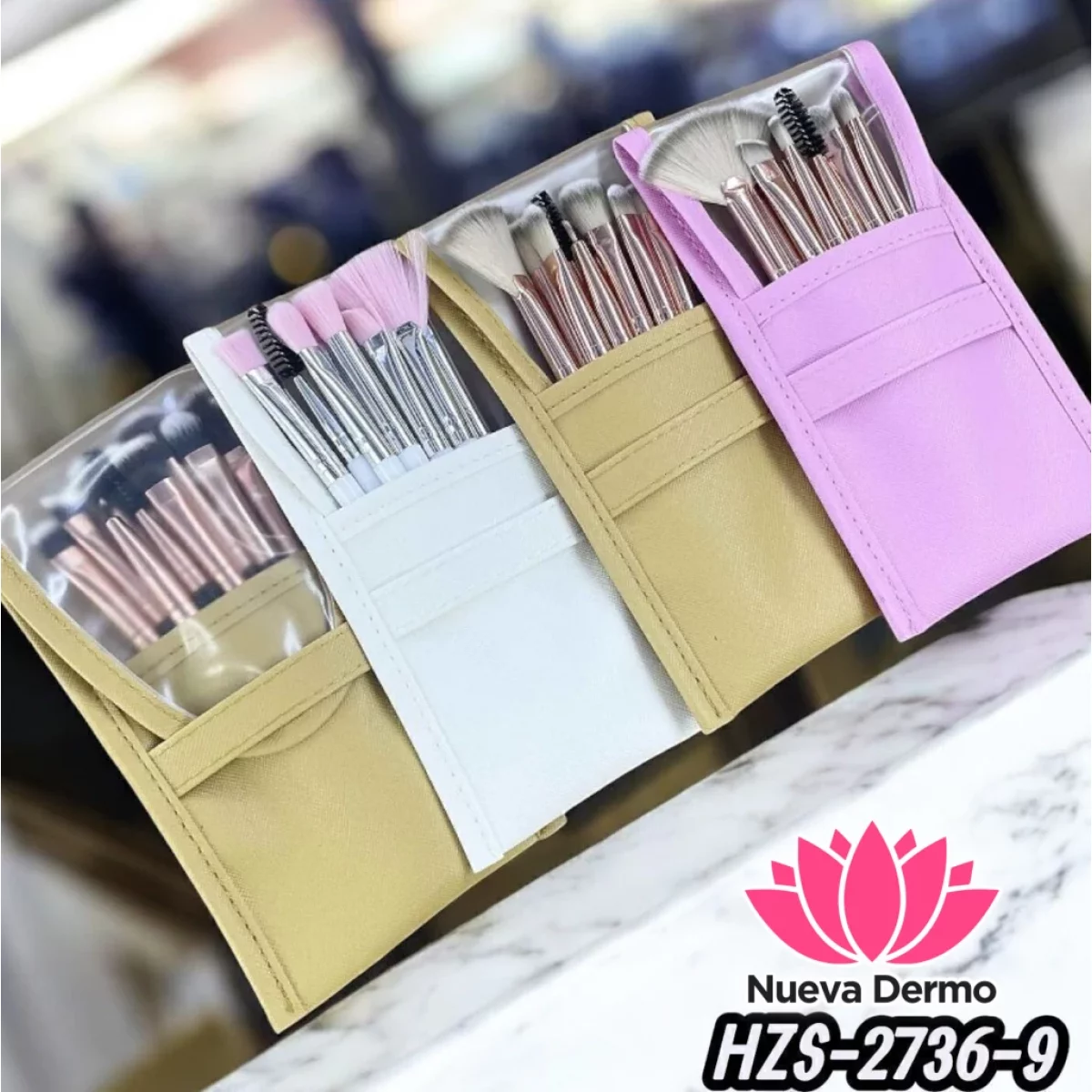 SET BROCHAS PARA MAQUILLAJE TEI CD: HZS-2736-9